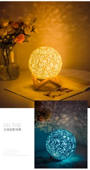 Produs creativ cadou de ziua lampa de noapte suport cer stele proiecție lunar lampa