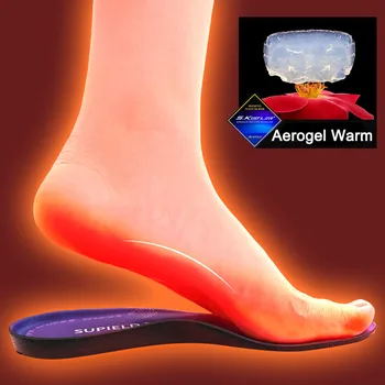 SUPIELD Aerogel de la Distanță fără Fir de Control de Încălzire Electrică Tălpi interioare de Iarnă Caldă Încălzită Branțuri Lavabile Bărbați Femei Pantofi Sport Tampoane