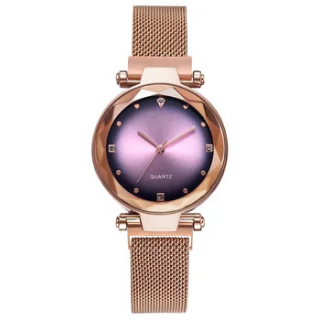 Ceas de lux femei cerul înstelat Cataramă Magnetică ceas de aur femei Luminos Dial Doamnelor Cuarț ceas cadouri reloj mujer