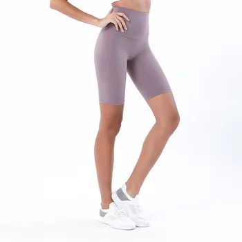 Talie mare Antrenament de Yoga Genunchi-lungimea Jambiere Skinny Femei Nuditate Pantaloni Slim Push-Up Sport Fitness Pantaloni