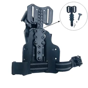 Safa Curea de Singur Picior Giulgiul de Vânătoare DFA Picătură Flex Adaptor Negru pentru Glock 17 19 22 23
