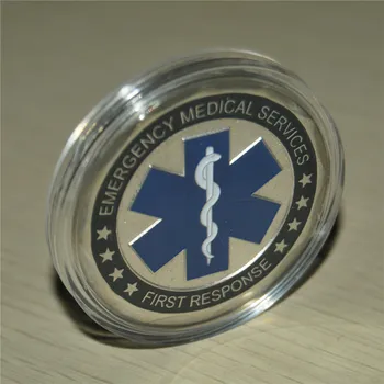 Paramedic Medicale de Salvare / EMT Serviciile de Urgență Steaua Vieții Moneda