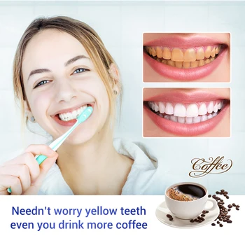 BREYLEE Albirea Dintilor Praf Elimina Placa Petele de Pasta de dinti Instrumente Dentare Dinți Albi de Curățare Igienă Orală Periuta de dinti 30-55g