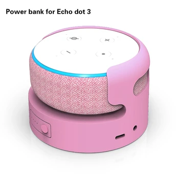 Bateria de Bază pentru Echo Dot 3-a Baterie Alexa Difuzor baterie Titularul Muntele Încărcător Pentru Echo Dot 3 16 ore timp de Redare