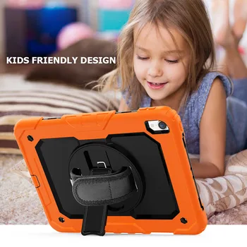 Pentru iPad Air 2 Aer 1 Impermeabil Caz de Șoc Copii de Siguranță Grele Silicon Greu Armura Cover Pentru iPad 2017 2018 9.7