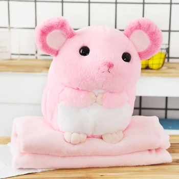 Simulate Mouse-ul Jucărie de Pluș Moale de Pluș Mouse-Papusa de Plus Mână mai Calde Umplute de Animale Rat Perna cu Paturica Mascota Cadou pentru Fete