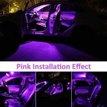 13Pcs Auto Interior Alb Becuri cu LED-uri Pachet Kit Pentru Nissan fo Qashqai J10 J11 2007-2019 Harta Dom Portbagaj Lampa Iceblue