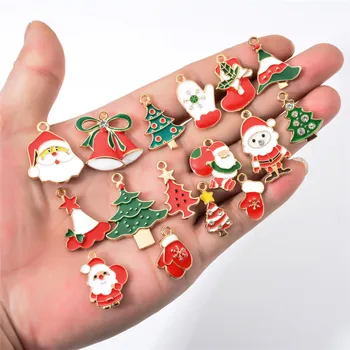 10buc NewYear de Moda din Aliaj de Metal de Crăciun Farmec Decor Set Xmas Picătură Pandantiv Agățat Ornamente de Crăciun Decorare