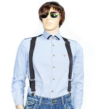 Moda Barbati Tricou Comerciale Weastern Pantaloni Cu Bretele Curea Pentru Bărbați De Mari Dimensiuni Bretele Om Dot Haine Accesorii