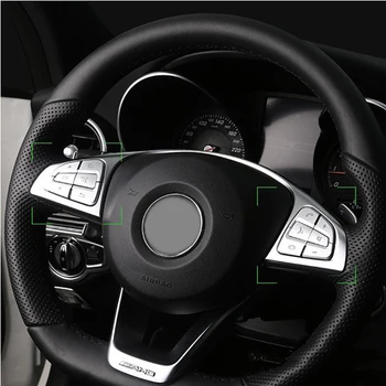 Interioare auto Buton de Autocolante pentru Mercedes-Benz C/E/A/B/GLE/GLK Clasa Volan de Memorie Buton Autocolante Decorare