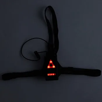 SEXY Sport în aer liber LED Noapte Lumină de Funcționare USB Reîncărcabilă Piept Lampa de Jogging Lumină de Avertizare cu Bicicleta Lanterna