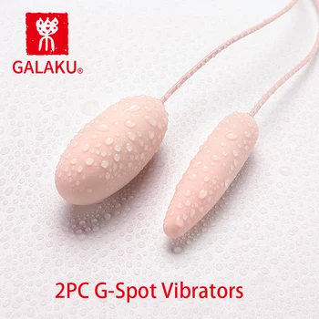 2PC G-Spot Vibratoare Jucarii Sexuale pentru Femei de la Distanță de Control Vibrator Ou Clitorisul Stimulator Vaginal Masaj Mingea Consumabile pentru Adulți