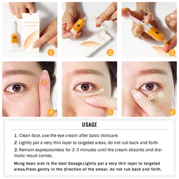 Crema de ochi Ser Anti-Rid pentru Ochi Hidratant de Îngrijire a Elimina Cercurile Intunecate de Îngrijire a Ochilor Împotriva Pungilor Și Pungile de Crema de Ochi TSLM1