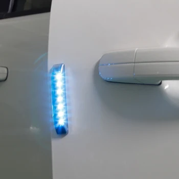 Ușa de la mașină Anti-Static de Energie Solară de Protecție a Barei de protecție Anti-Coliziune LED, Crash Bar Decor de Lumină