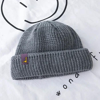 2020 Nou Unisex Pălărie Tricotate Capac de Lână femeii Moale Căciuli Barbati Toamna Iarna Cald Solid Hami Melo Pălării Beanie Hat Respirabil