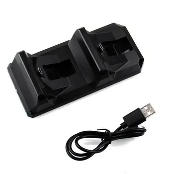 Pentru PS4 Controller Wireless Dual USB Charging Dock Station Stand pentru PS4 Controler de Joc se Ocupe de Incarcator Cradle Suport pentru PS4