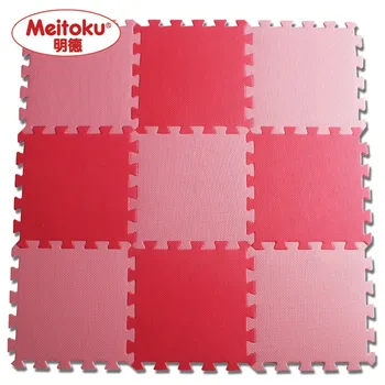 9pcs/sac Meitoku copilul Spuma EVA Juca Puzzle Mat/Mix de culoare Interconectate Exercițiu Gresie si Covor Covor Podea pentru Copil,Fiecare 30X30cm