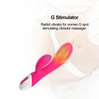 G Spot Vibrator Rabbit Vibrator pentru femei punctul G Vagin Stimulator Clitoris sex Feminin Masturbator sex instrumente pentru femei Cupluri