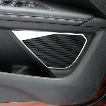Se potrivesc Pentru 2017 Peugeot 3008 5008 GT Accesorii din Oțel Inoxidabil de Ușa de la Mașină Vorbitor Inel Decorativ de Acoperire Car Styling Interior Crom