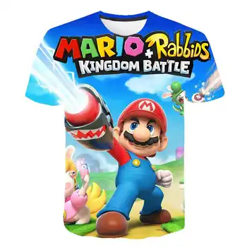 3D mai noi Super Mario Băieți/fete t-shirt Harajuku jocuri Clasice copil Super Smash Bros Mario, Pokemon tricou hip hop streetwear