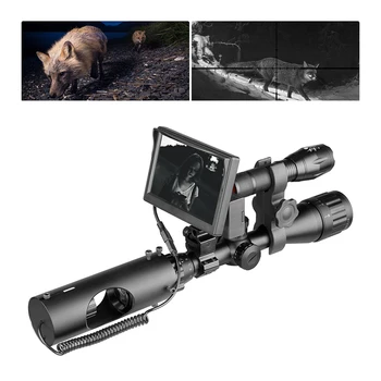 850nm Infraroșu Viziune de Noapte domeniu de Aplicare Optica Vedere Tactic 492 ft / 150 m IR laser Dispozitiv de Vânătoare Riflescope Camera