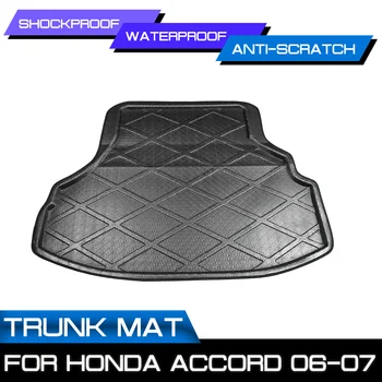 Masina Floor Mat Covor Pentru Honda Accord 2006 2007 Portbagajul din Spate Anti-noroi Acoperi