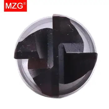 MZG Tăiere Prelungi End Mill 100L HRC50 4 Flaut 1mm de Frezat Tungsten din Oțel Spirală Unelte Freze cu Balonul Rotund Nas