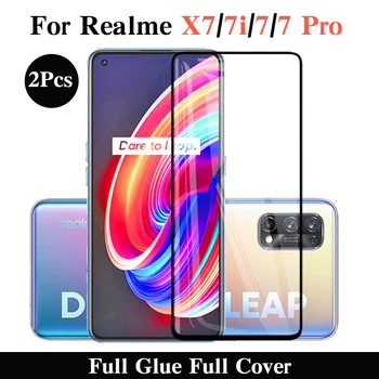 Sticla temperata pentru oppo realme 7 pro 7pro 7i x 7 m caz de telefon mobil accesorii sticlă de protecție pentru realme x7 ecran protector