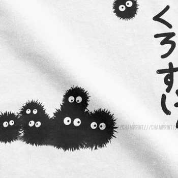 Vecinul Meu Totoro Funingine Sprites Tricouri Barbati Miyazaki Anime Japonia Manga Ghibli Bumbac Tee Tricou Maneca Scurta New Sosire Topuri