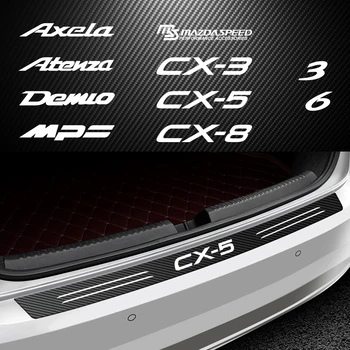 1buc Styling Auto Portbagaj de Protecție Emblema decorare Autocolant Pentru mazda Axela Atenza CX-3 CX-5 CX-8 MS demio PARLAMENTARII 3 6 Accesorii
