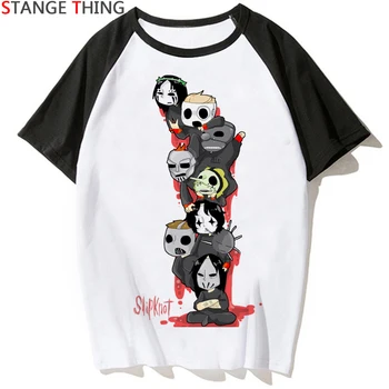 Noi Slipknot T Cămașă Bărbați/femei T-shirt de Imprimare Rock Punk Rock Punk Streetwear Tricou de Vara Hip Hop de Top Teuri de sex Masculin/de sex feminin