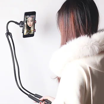 Flexibil Suport de Telefon Mobil Agățat de Gât Leneș Colier Suport Pat de 360 de Grade de Smartphone-Suport Stand Pentru iPhone Xiaomi, Huawei