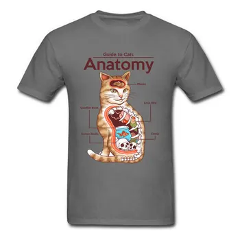 Anatomie Pisica Biologie Structura Alb Tricou Barbati Skull Păsări Mouse-Ul Vara Toamna Brand Nou Topuri & Tricouri Echipajul Gât Bumbac Tricouri