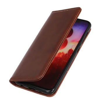 Cazul în care telefonul pentru Huawei Y8s Caz Acoperire de Lux piele de Vacă din Piele Stativ Magnetic Flip case pentru Huawei Y5p Y6p Y7p Y8p Onoare 8s 9s 2020
