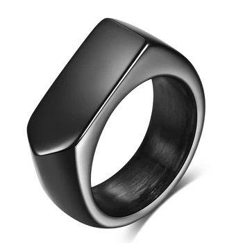 Noi ArrivalEngrave Nume Personalizat inele de 4 culori din oțel inoxidabil marca tide săgeată ring pentru bărbați