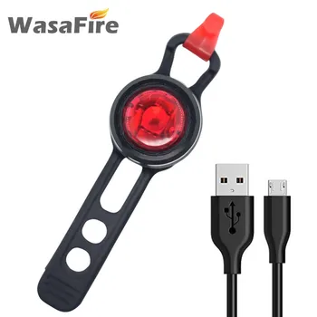 3 Modul USB Exigibilă Spate de Biciclete Coada Lumina Impermeabil Roșu Intermitent Led Lumini de Avertizare Ciclism Lampa Accesorii pentru Biciclete