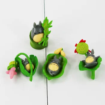8pcs/lot 3-5cm Drăguț Vecinul Meu Totoro PVC Acțiune Figura Model de Păpuși Jucării Bune Cadouri Pentru Copii Jucarii