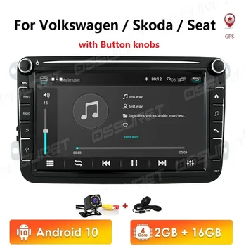 Android 10 GPS 2 Din Masina Autoradio Radio Auto Multimedia player Pentru VW/Volkswagen/Golf/Polo/Passat/b7/b6/SEAT/leon/Skoda 4G WIFI