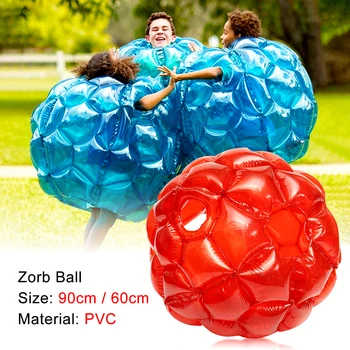 Jocuri în aer liber pentru Copii Gonflabil Bubble PVC Zorb Mingea, Inflable Sport Jucării pentru Adulți Partid & Activități Școlare, 60/90cm