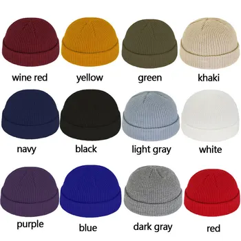 Scurt Chelioși Căciuli Bărbați De Iarnă Beanie Hat Pentru Femei Pălării De Iarnă Pentru Bărbați Șepci Miki Docker Calotă Bonnet Femei Pălărie Tricotate Capac