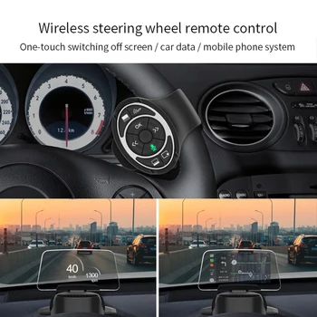 Masina HUD head-up display OBD2 inteligent carplay navigare carlife Viteza HD Proiecție wireless telecomanda de pe volan