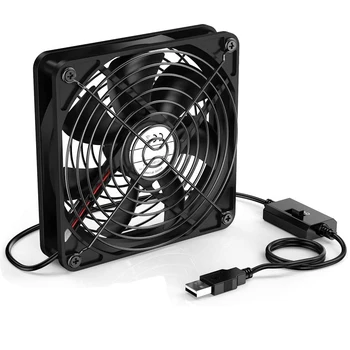Masina USB VENTILATOR de Răcire ventilatorul de aer Reglabil volum Silent PC de răcire de economisire cooler PC, XBox, PS4, PS3 joc TV Box de Răcire compatibil