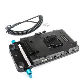 WY-VG1 Sistem de Alimentare V a Monta Placa de Baterie Adaptor DC la BMPCC 4K/6K Cablu pentru Difuzare SLR camera HD
