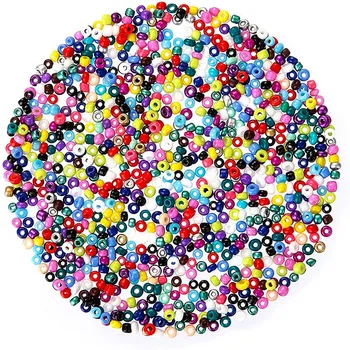 24000 Buc Multicolor 2mm Ponei Pahar de Semințe Margele cu lanț Extensibil cu Cleme, Deschide Sari și Inele Elastice de Cristal Șir