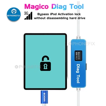 Mágico Diag DFU caja de herramienta ro púrpura pentru pantalla leer y escribir SN 6-X para IPhone y iPad como IRepair P10 DFU caja