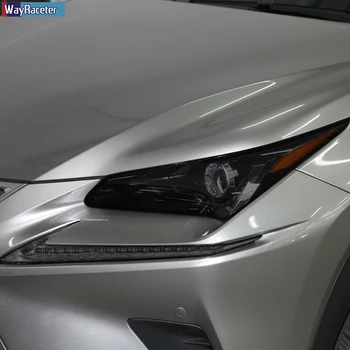 Masina Faruri Folie de Protecție Față de Lumină Negru Transparent TPU Autocolant Pentru Lexus NX NX300h NX200t Facelift 2019-Pe Accessoies