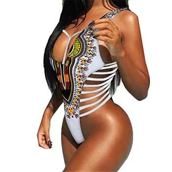 XXL Bkning Tanga, costume de Baie O Piesa, Costume de baie Femei din Africa de Imprimare de Costume de Înot Captusit Costum de Baie de Vară 2020 Poate Plajă Monokini