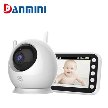 DANMINI 4.3 LCD Display HD de Culoare Baby Monitor, baby-sitter Electronic Radio, Video de Monitorizare a Temperaturii ABM100 Camera de Securitate