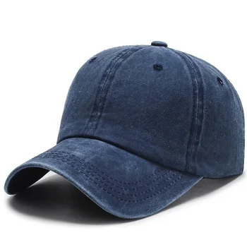 2020 Nou Unisex Capac De Culoare Simplu Spălate Bumbac Șepci De Baseball Pentru Bărbați Și Femei Casual Reglabil În Aer Liber Camionagiu Snapback Pălării