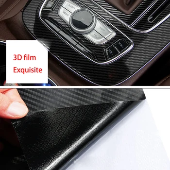 3D Fibra de Carbon Auto Folie Foaie Rola de Film autocolante Auto și Decalcomanii auto Motociclete de Styling Auto Accesorii de Automobile 30cmx127cm